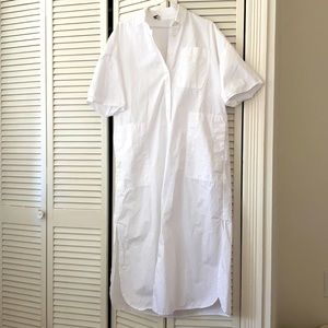 Madewell midi button up dress